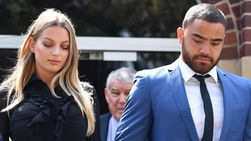 The footballer is also subject of an Apprehended Violence Order preventing him assaulting of harassing Ms Ivkovic, who was former Miss Australia finalist.