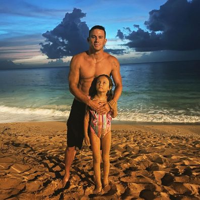 Channing Tatum and daughter Everly.