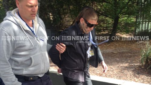 A man was arrested outside Geelong Magistrates Court today over the alleged hit and run. (9NEWS)