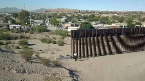 Only 15 minutes from the US city of El Paso, Donald Trump's border wall stops, making it an easy crossing for illegal immigrants.