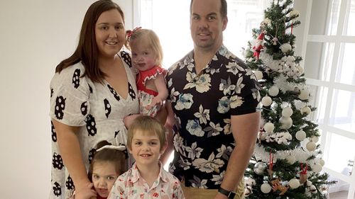 The Robinson family knows what it's like to face Christmas with a sick child in hospital - Millie was there for December 25, 2019.