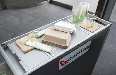 Qantas pledge to reduce waste and ditch single-use plastics