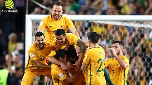 Socceroos have booked a place in 2018 World Cup. (Twitter)