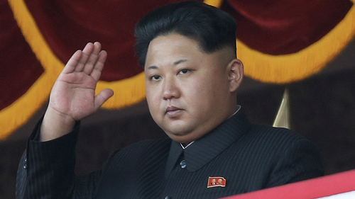 In this Oct. 25, 2015 file photo, North Korean leader Kim Jong Un gestures as he watches a military parade during celebrations to mark the 70th anniversary of North Korea's Workers' Party in Pyongyang, North Korea.  (AP Photo/Wong Maye-E, File)