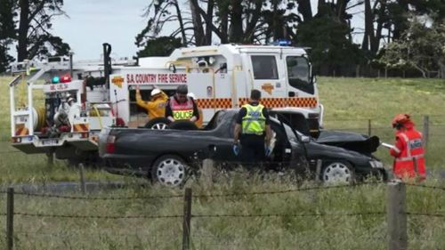 The vehicle Mitchell escaped in is believed to have been involved in a carjacking in Mount Gambier. (9NEWS)