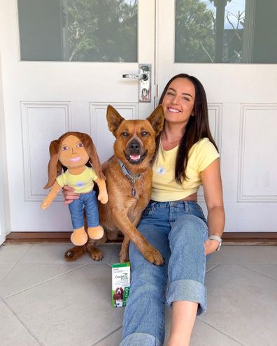 April Butler and her dog Winnie
