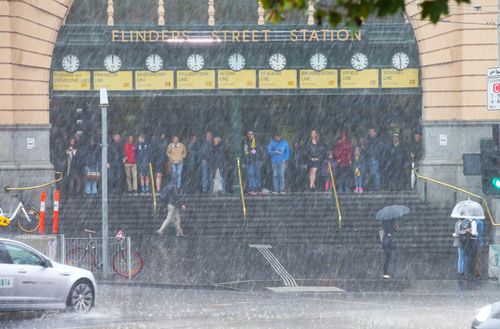 The polar front will also bring rainfall for Victoria and Tasmania over the weekend. Picture: AAP.