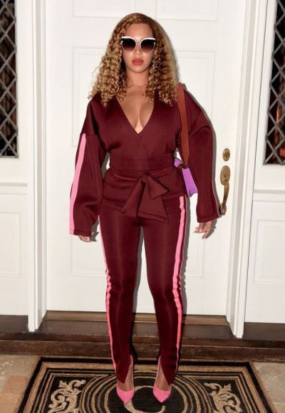 Beyoncé showing everyone how to nail the tracksuit