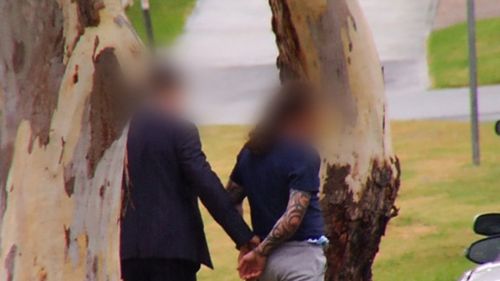 The offenders are expected to be charged with affray and participating in a criminal group. (9NEWS)