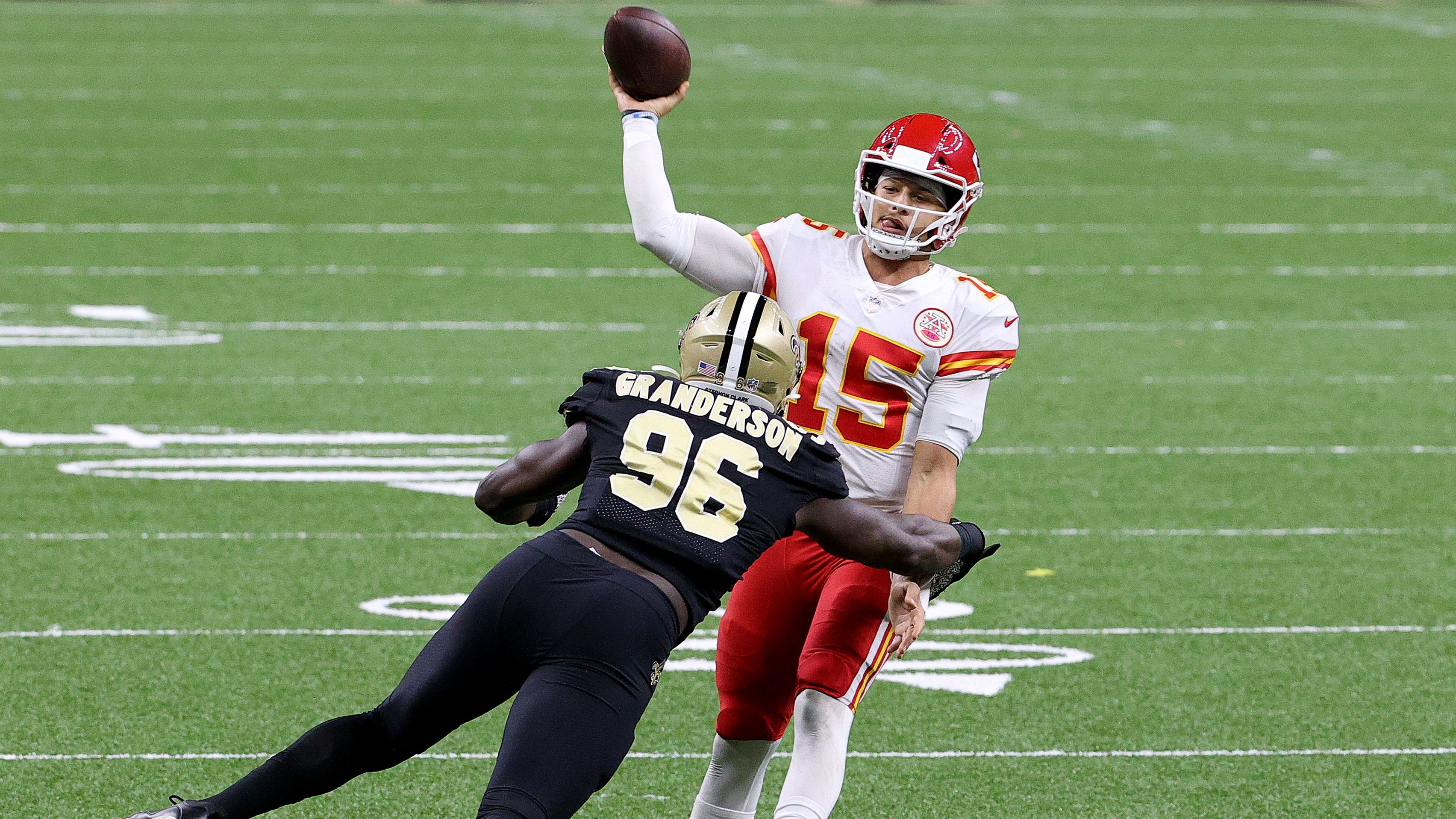 Patrick Mahomes dazzles yet again to lead the Kansas City Chiefs past the New Orleans Saints in NFL week 15