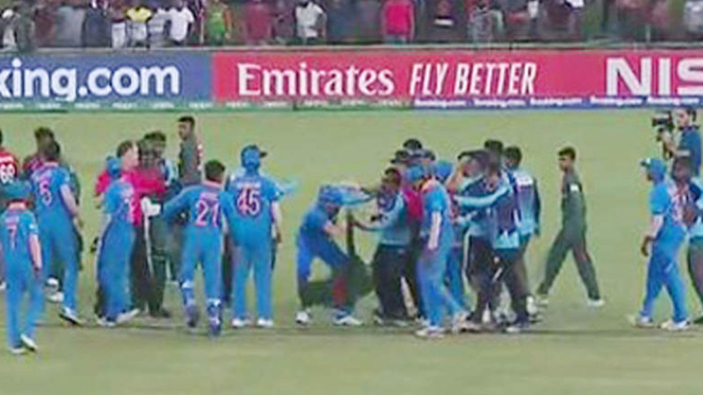 Five players banned after ICC final brawl