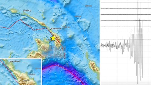 Tsunami warning lifted after PNG quake