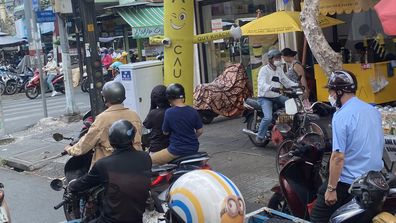With millions of motorbikes on the roads, Saigon is a city on the move.