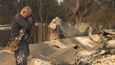 Eaton Fire in Altadena, Calif.