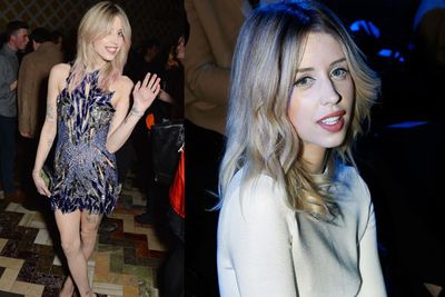 Left: At the NME Awards after-party in London.<br/><br/>Right: At Paris Fashion Week.