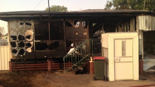 Patrol car destroyed after Queensland police beat building gutted by suspicious fire