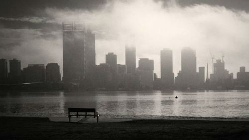 The fog is now clearing but police are still urging commuters to allow extra travel time. Photo: Ben Hennessy (9NEWS).