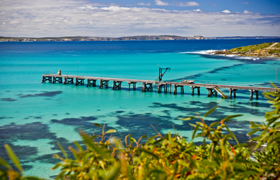 Vivonne Bay Beach on Kangaroo Island, South Australia