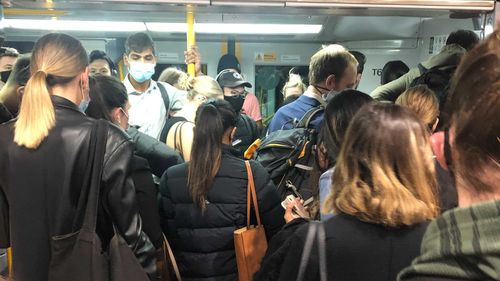 Train delays on Sydney Green Square Airport line 