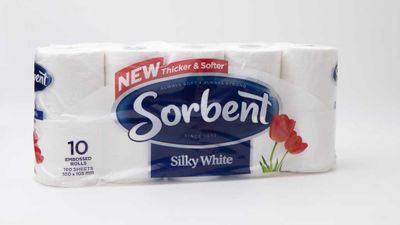 #5 Sorbent Silky White, $5.00; 10 pack, 2 ply