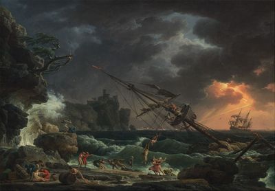 <strong>A shipwreck painting</strong>