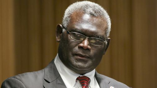 Manasseh Sogavare, Prime Minister of Solomon Islands.