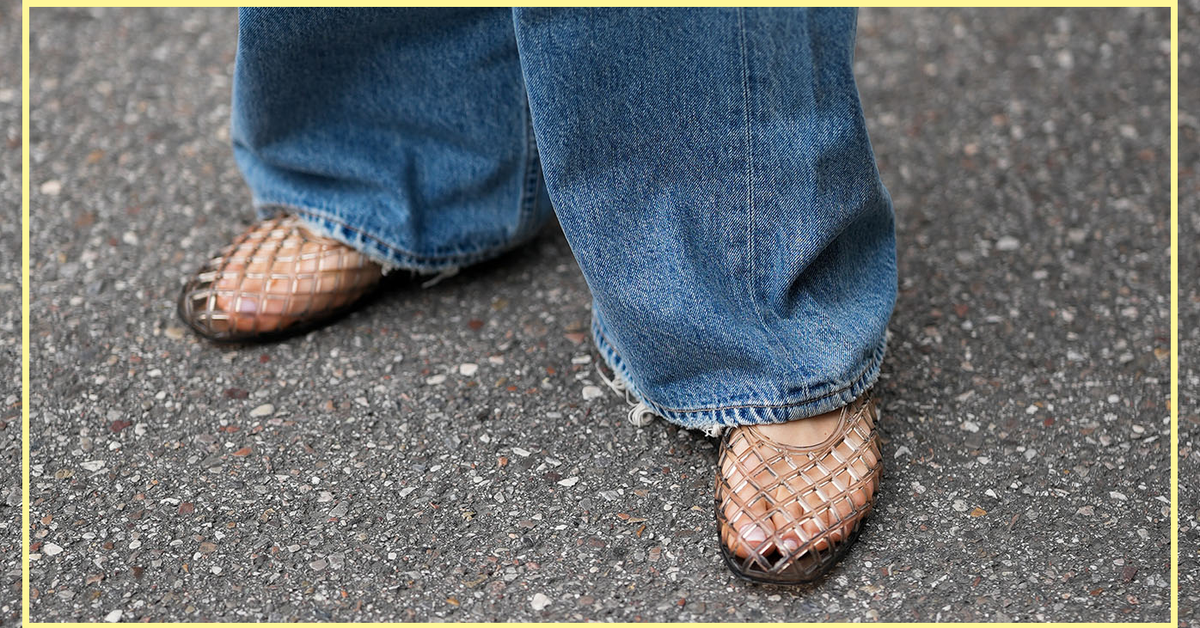 Everything to know about the jelly sandal trend that's back again