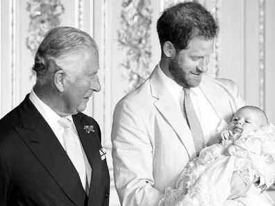 King Charles, Prince Harry and Archie coronation