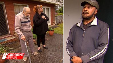 Elderly man claims neighbour 'threatened legal action' over land clash.