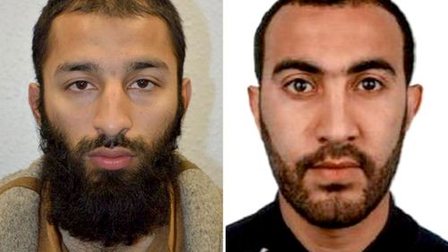 Khuram Shazad Butt (left) and Rachid Redouane, two of the men shot dead by police following terrorist attack in London Bridge. (MI5)