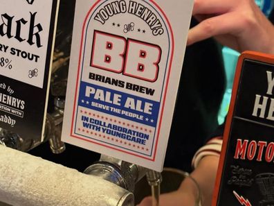 Sylvia Jeffreys attends the launch of Brian's Brew with proceeds going to Youngcare