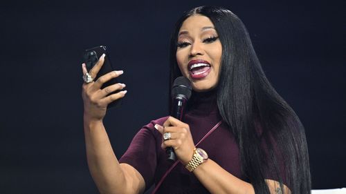 Rapper Nicki Minaj has made a surprise appearance at a gathering of conservatives in Arizona.
