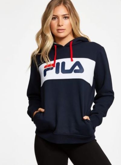 Trade your pussy-bow blouse for a
hoodie. <br>
<br>
<a href="http://fila.com.au/product/womens-heritage-hood/" target="_blank" draggable="false">Fila Heritage hoodie, $40</a>