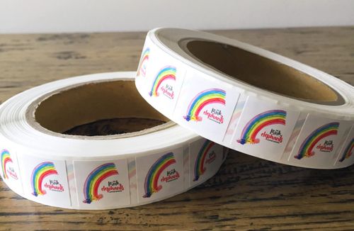 Charity The Pink Elephants is introducing rainbow stickers to hospitals to put on patient's medical forms, so doctors can identify those that may have lost a child or had a difficult journey. 