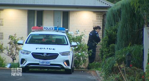 Police are hunting whoever hurled a firebomb at a home in Adelaide.A motorbike was seen speeding away from the house in the city's north after the early morning attack.
