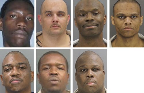 The slain were serving anywhere from 10 years to life in prison and their crimes ranged from murder to burglary to trafficking crack cocaine. 