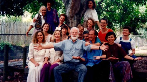The late James Riggs with his family. (Supplied)