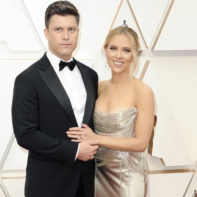 Scarlett Johansson and Colin Jost