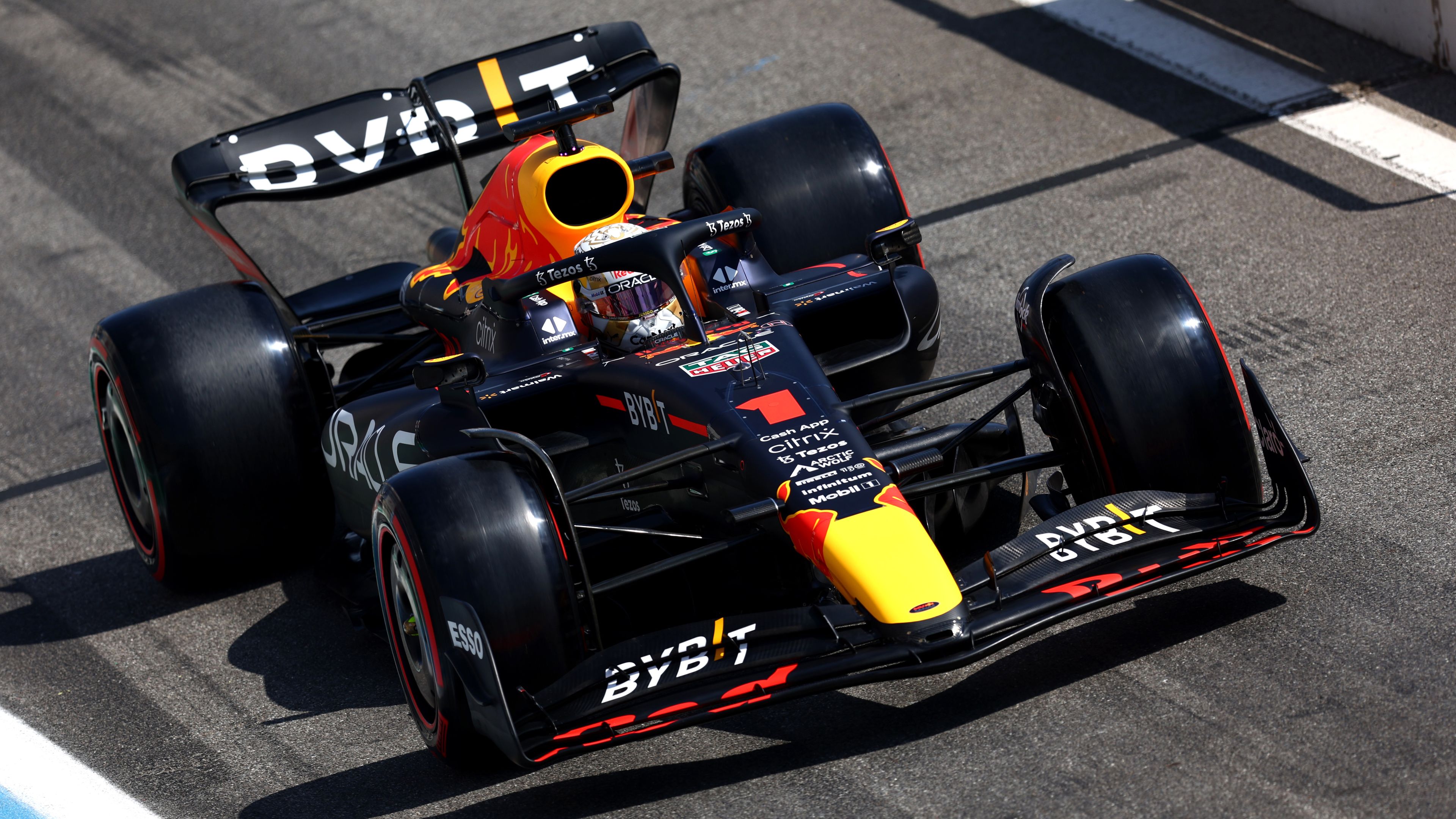 Max Verstappen during the French Grand Prix at the Paul Ricard Circuit. Photo: Clive Rose