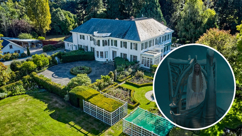 The rural estate in New Zealand where scenes for The Lord of the Rings trilogy were filmed could be yours.