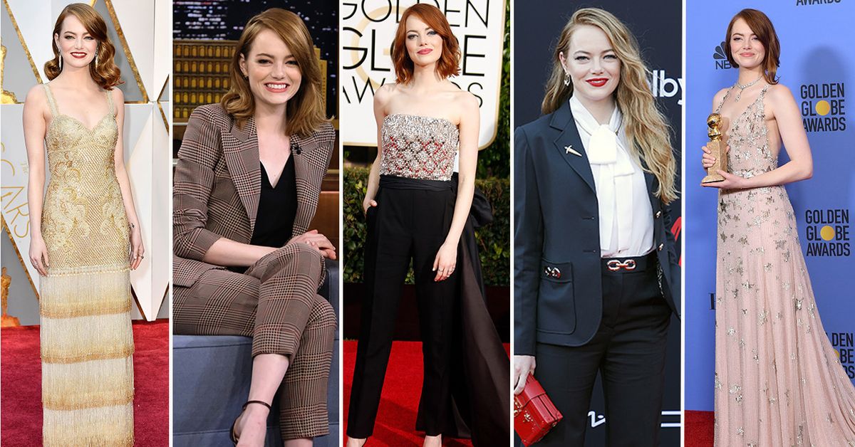 Emma Stone In Louis Vuitton - 2018 British Independent Film Awards - Red  Carpet Fashion Awards