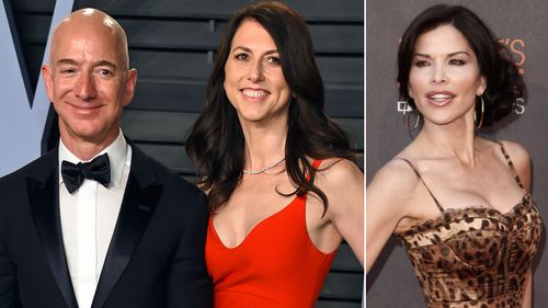 Jeff Bezos, Mackenzie Bezos, Lauren Sanchez