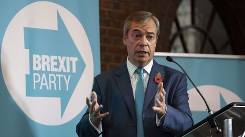 Nigel Farage Brexit Party UK Election 2