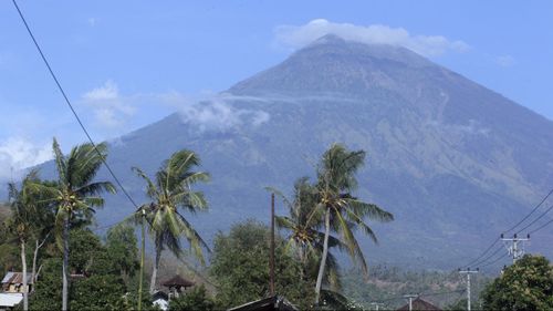 Mount Agung in Indonesia.