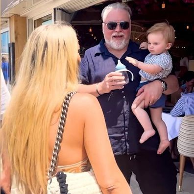 Kyle Sandilands in St Tropez with Jackie O and Otto