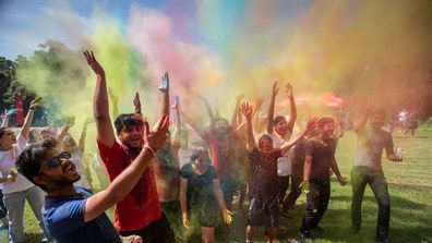 Holi celebrations at the University of Wollongong