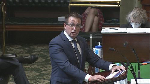 The NSW Government has moved to suspend MP Gareth Ward after he was charged over the alleged historical sexual abuse of a man and a teenage boy yesterday.