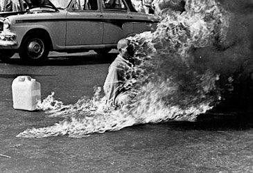 Where did Thich Quang Duc self-immolate in 1963?