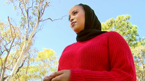 Fahima Adam, 20, stepped in to help, but soon found herself at the centre of vile racial abuse.