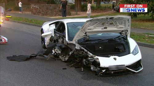 The car is likely worth more than $200,000. Picture: 9NEWS